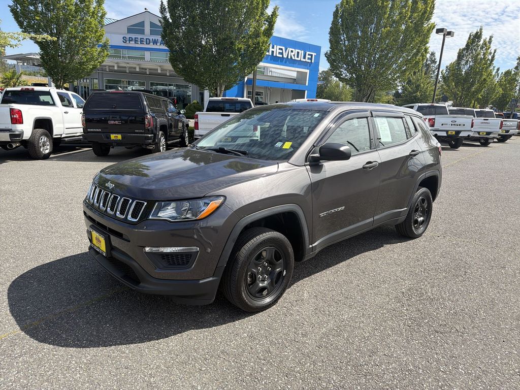Gray (Granite Crystal Metallic Clearcoat) 2020 Jeep Compass SUV / Crossover Four-Wheel Drive 9-Speed Automatic