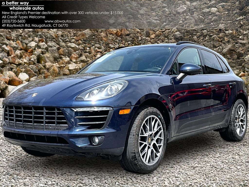 Blue 2017 Porsche Macan S AWD SUV / Crossover All-Wheel Drive 7-Speed Automatic