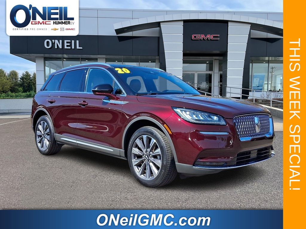Red (Burgundy) 2020 Lincoln Corsair Reserve AWD SUV / Crossover All-Wheel Drive 8-Speed Automatic