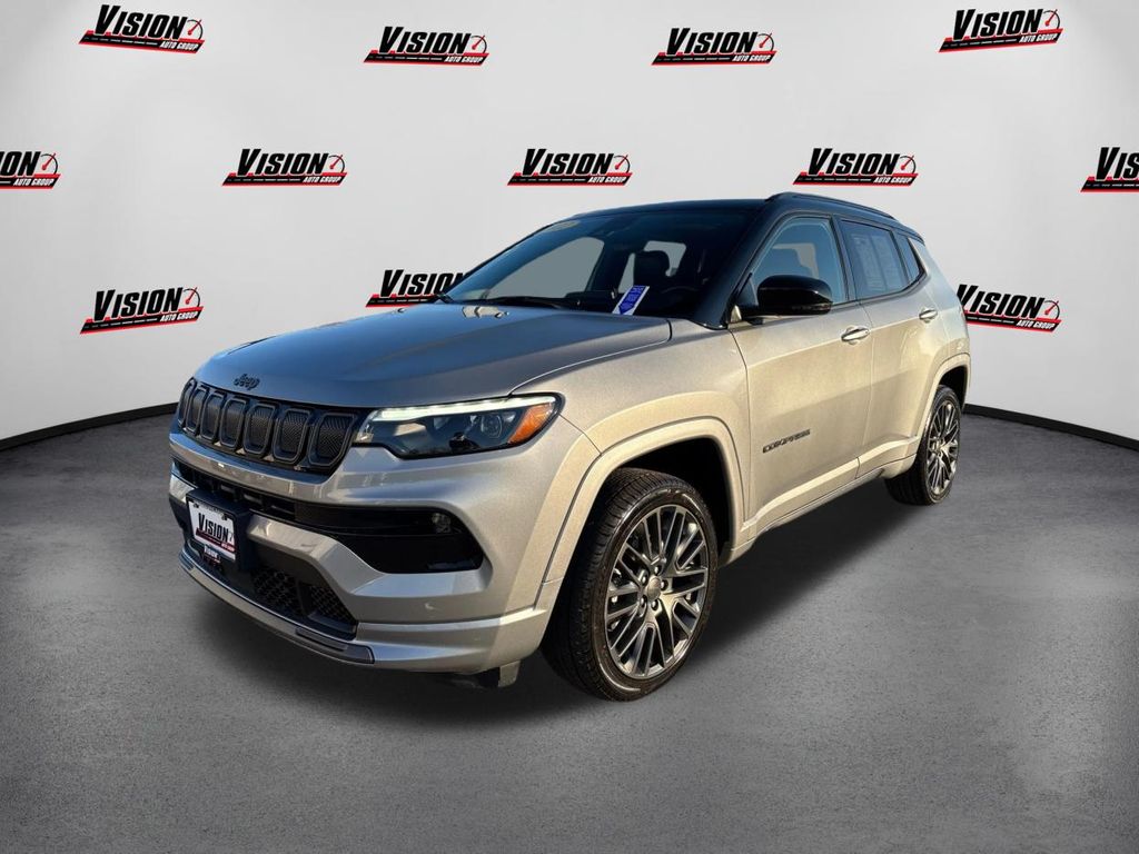 Billet Silver Metallic Clearcoat 2022 Jeep Compass High Altitude 4WD SUV / Crossover Four-Wheel Drive 9-Speed Automatic