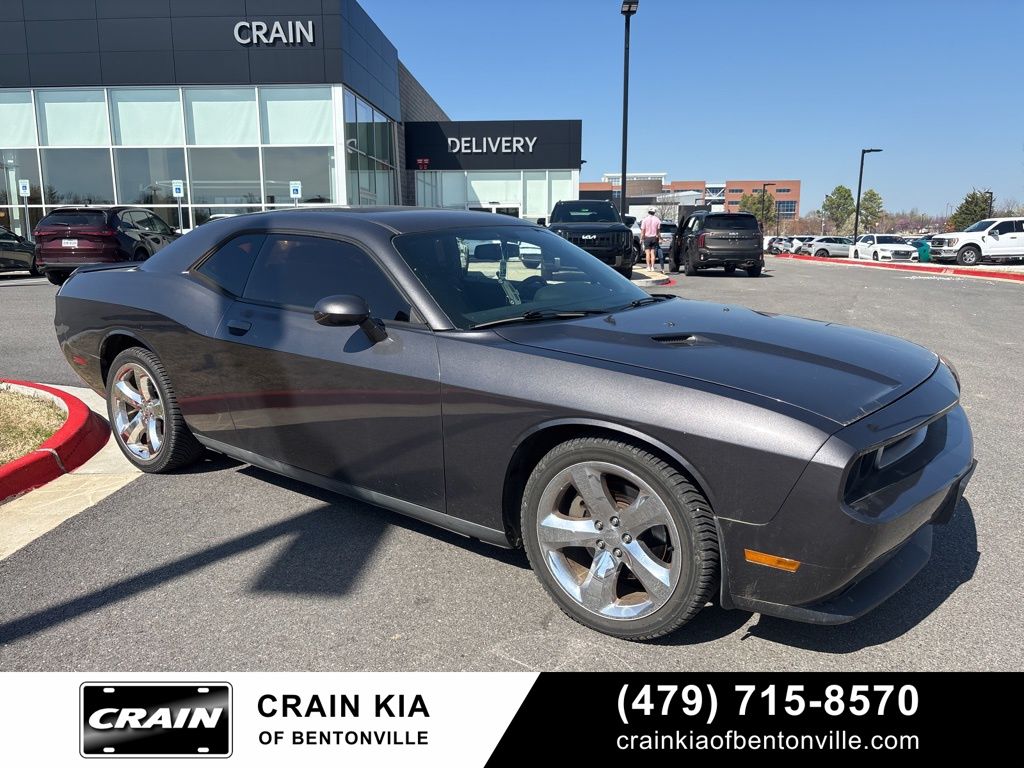 Gray (Granite Crystal Metallic Clearcoat) 2013 Dodge Challenger SXT RWD Coupe Rear-Wheel Drive 5-Speed Automatic