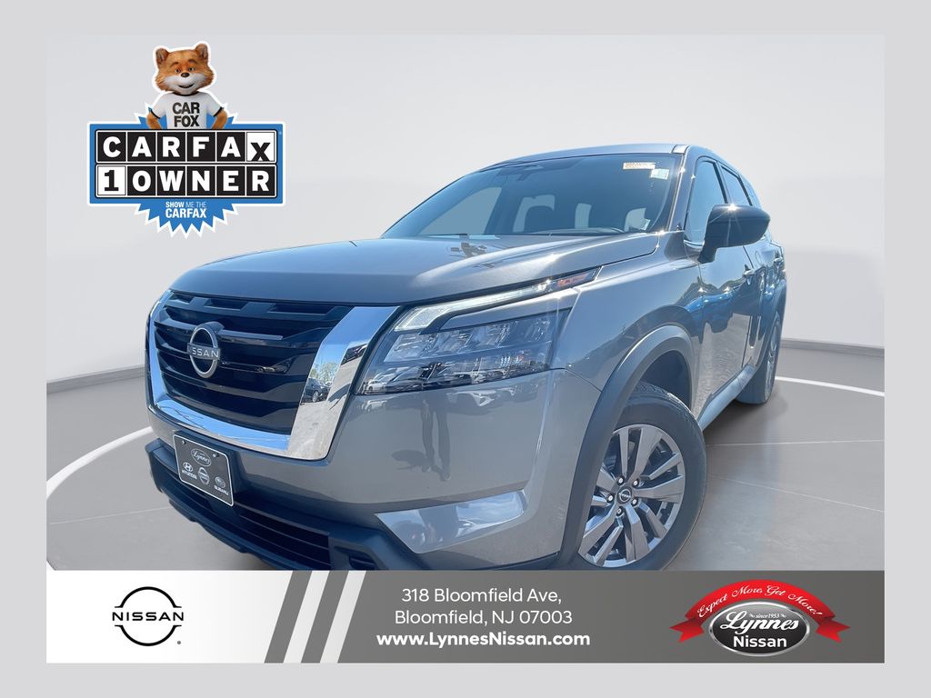 Gray (Gun Metallic) 2023 Nissan Pathfinder S 4WD SUV / Crossover All-Wheel Drive 9-Speed Automatic