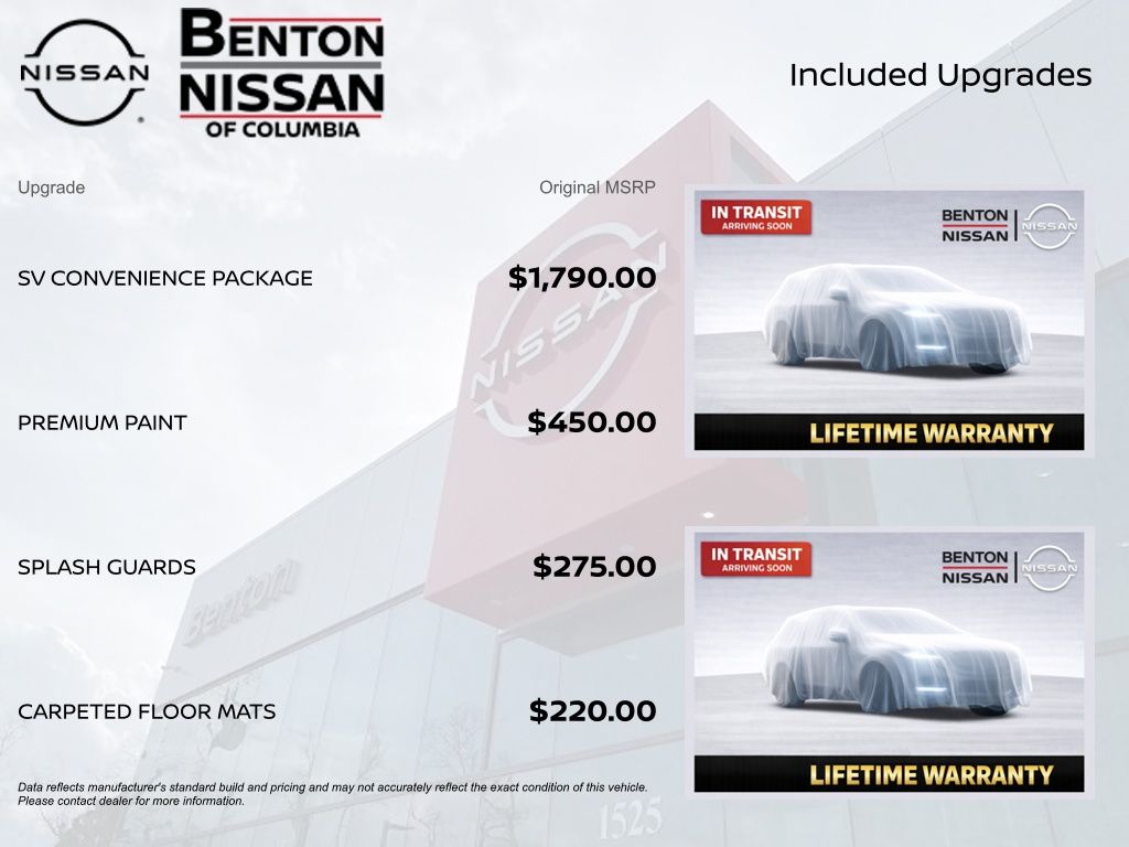 2026 Tactical Green Metallic Nissan Frontier SV 4X4 Truck