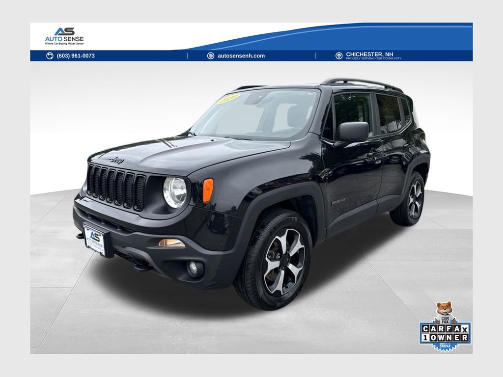Black Clearcoat 2020 Jeep Renegade SUV / Crossover Four-Wheel Drive 9-Speed Automatic