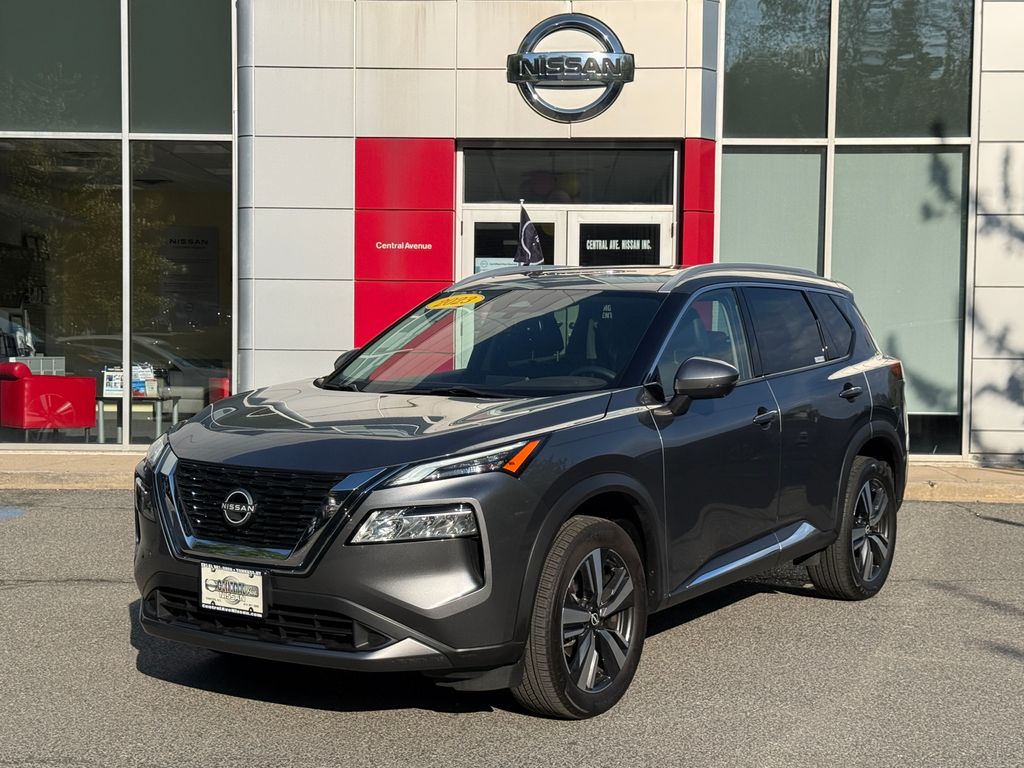 Gray (Gun Metallic) 2023 Nissan Rogue SUV / Crossover All-Wheel Drive Continuously Variable Transmission
