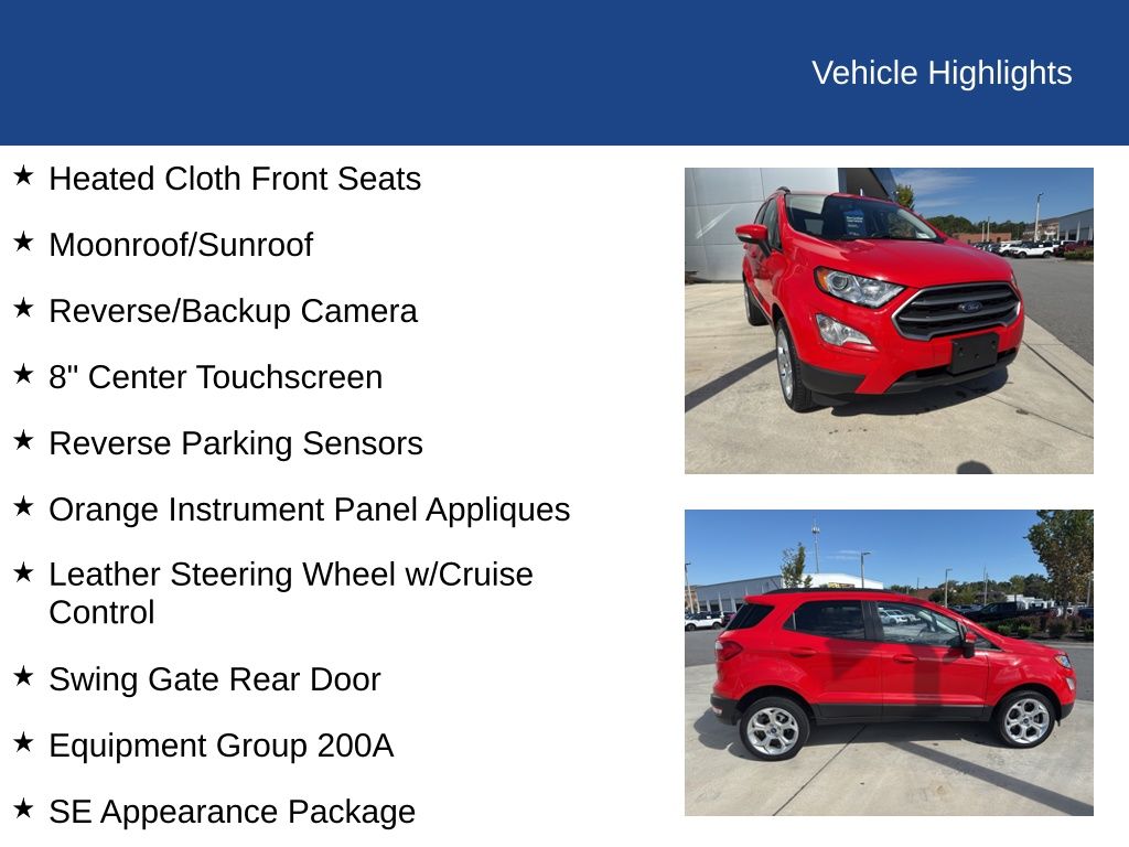 2022 Ford EcoSport SE