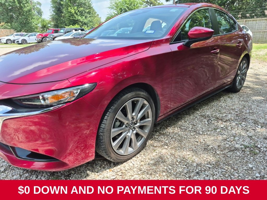 Soul Red Crystal Metallic 2025 Mazda MAZDA3 Sedan Front-Wheel Drive 6-Speed Automatic