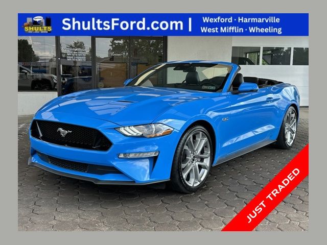 Grabber Blue Metallic 2022 Ford Mustang Convertible Rear-Wheel Drive Automatic