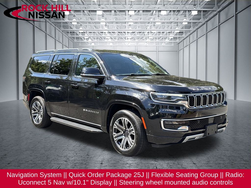 Diamond Black Crystal Pearlcoat 2024 Jeep Wagoneer SUV / Crossover 4X2 8-Speed Automatic
