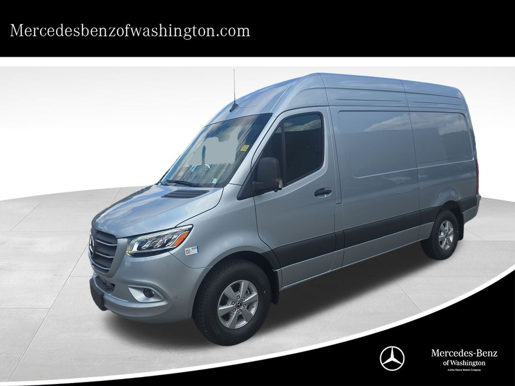Hightech Silver 2026 Mercedes-Benz Sprinter Cargo Van Rear-Wheel Drive 9-Speed Automatic