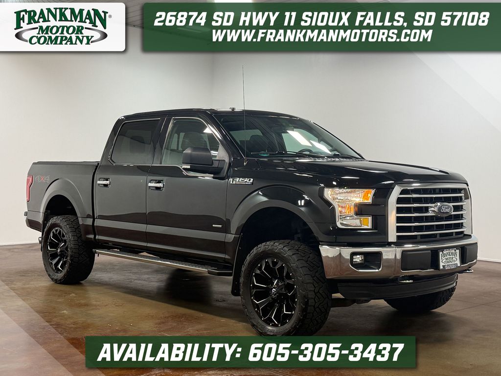 Shadow Black 2016 Ford F-150 Pickup Truck Four-Wheel Drive 6-Speed Automatic