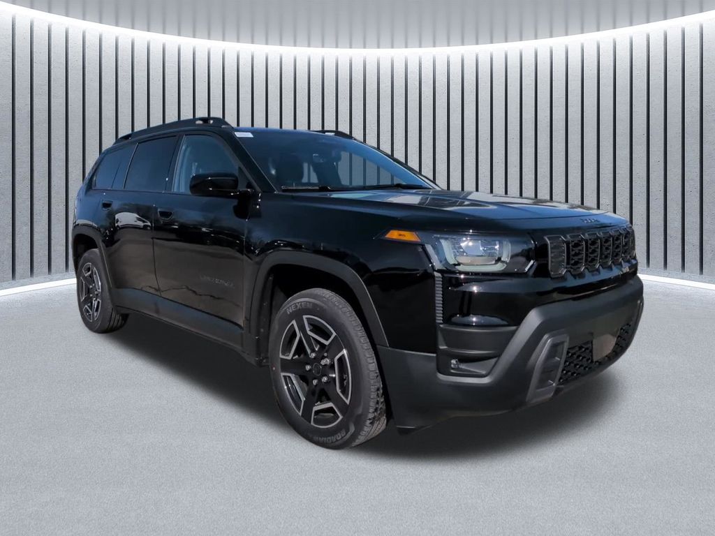 Diamond Black Crystal Pearlcoat 2026 Jeep Cherokee SUV / Crossover Four-Wheel Drive Continuously Variable Transmission