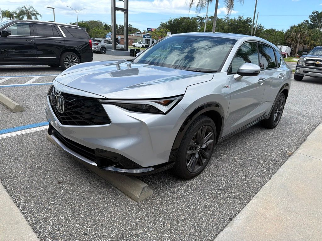 Silver Metallic 2025 Acura ADX FWD with A-SPEC Package SUV / Crossover Front-Wheel Drive Continuously Variable Transmission