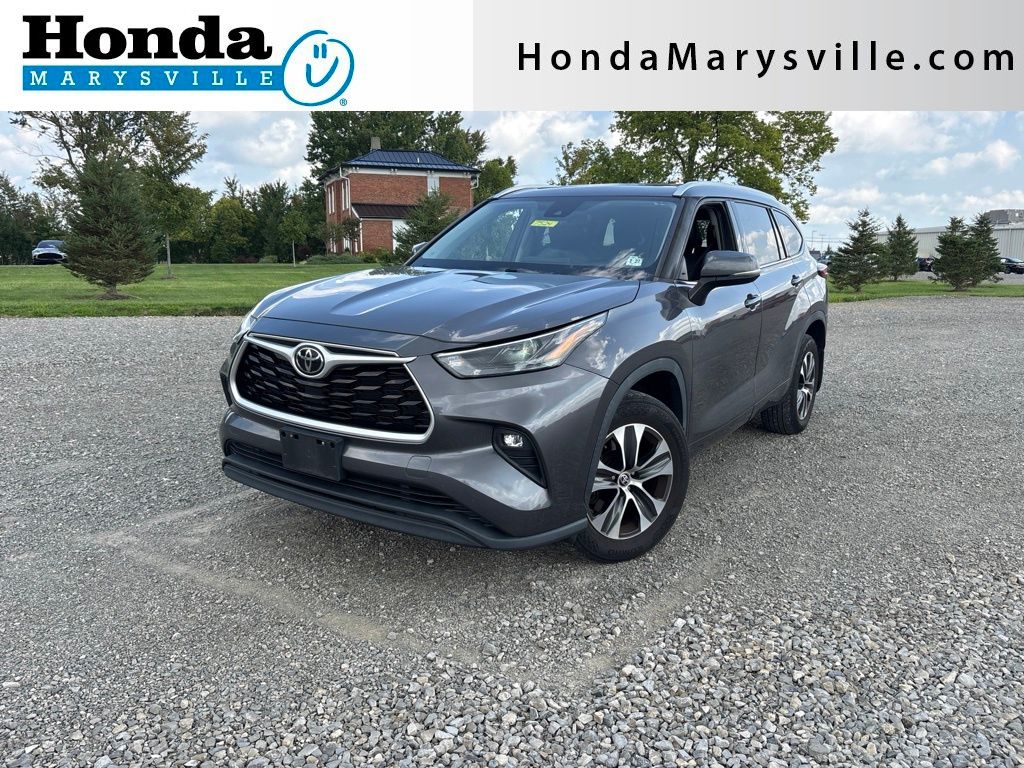 Magnetic Gray Metallic 2022 Toyota Highlander SUV / Crossover All-Wheel Drive 8-Speed Automatic