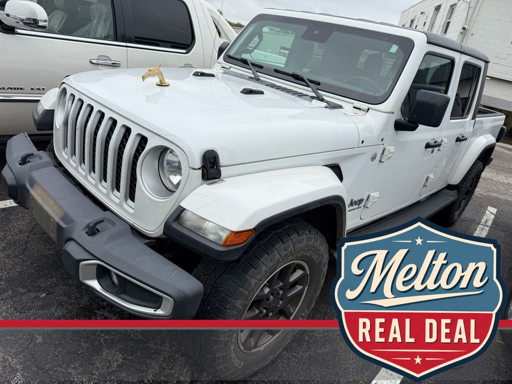 Bright White Clearcoat 2020 Jeep Gladiator Pickup Truck Four-Wheel Drive 8-Speed Automatic