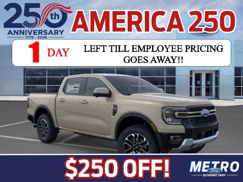 Desert Sand 2026 Ford Ranger Pickup Truck Four-Wheel Drive Automatic
