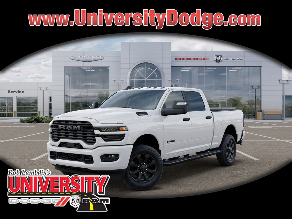 Bright White Clearcoat 2026 RAM 2500 Pickup Truck Four-Wheel Drive 8-Speed Automatic