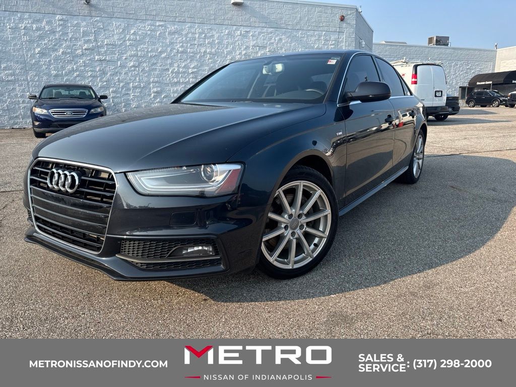 Moonlight Blue 2014 Audi A4 Sedan All-Wheel Drive 8-Speed Automatic