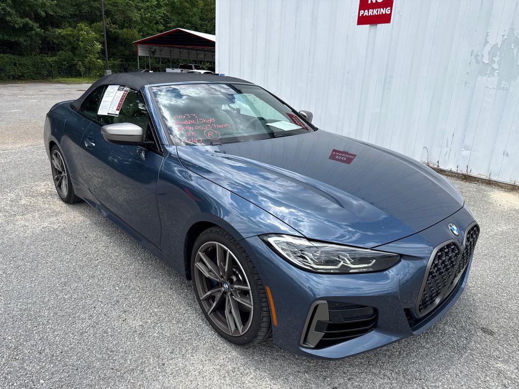 Arctic Race Blue Metallic 2023 BMW 4 Series Convertible Rear-Wheel Drive 8-Speed Automatic