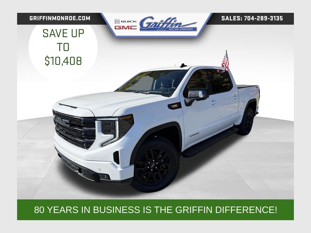Summit White 2026 GMC Sierra 1500 Pickup Truck Four-Wheel Drive Automatic
