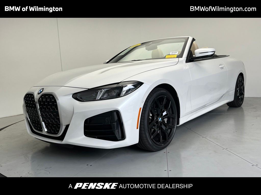 Mineral White Metallic 2026 BMW 4 Series 430i Convertible RWD Convertible Rear-Wheel Drive 8-Speed Automatic