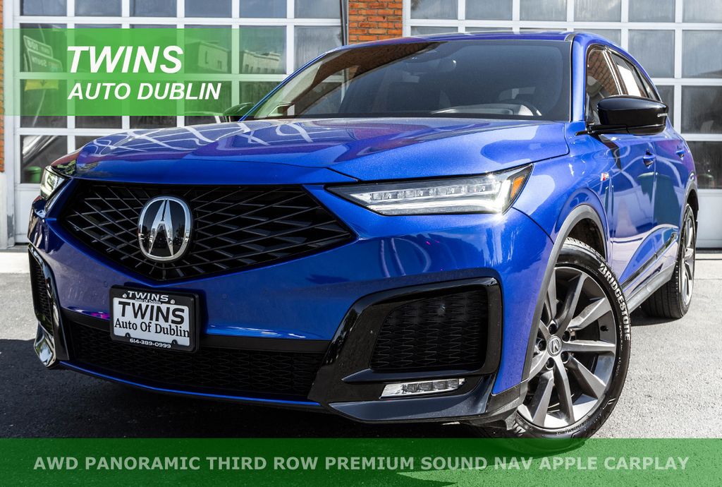 Blue 2025 Acura MDX SH-AWD with A-SPEC Package SUV / Crossover All-Wheel Drive Automatic