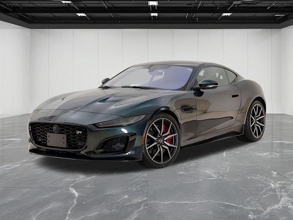 British Racing Green Metallic 2024 Jaguar F-TYPE P575 R 75 Coupe AWD Coupe All-Wheel Drive 8-Speed Automatic