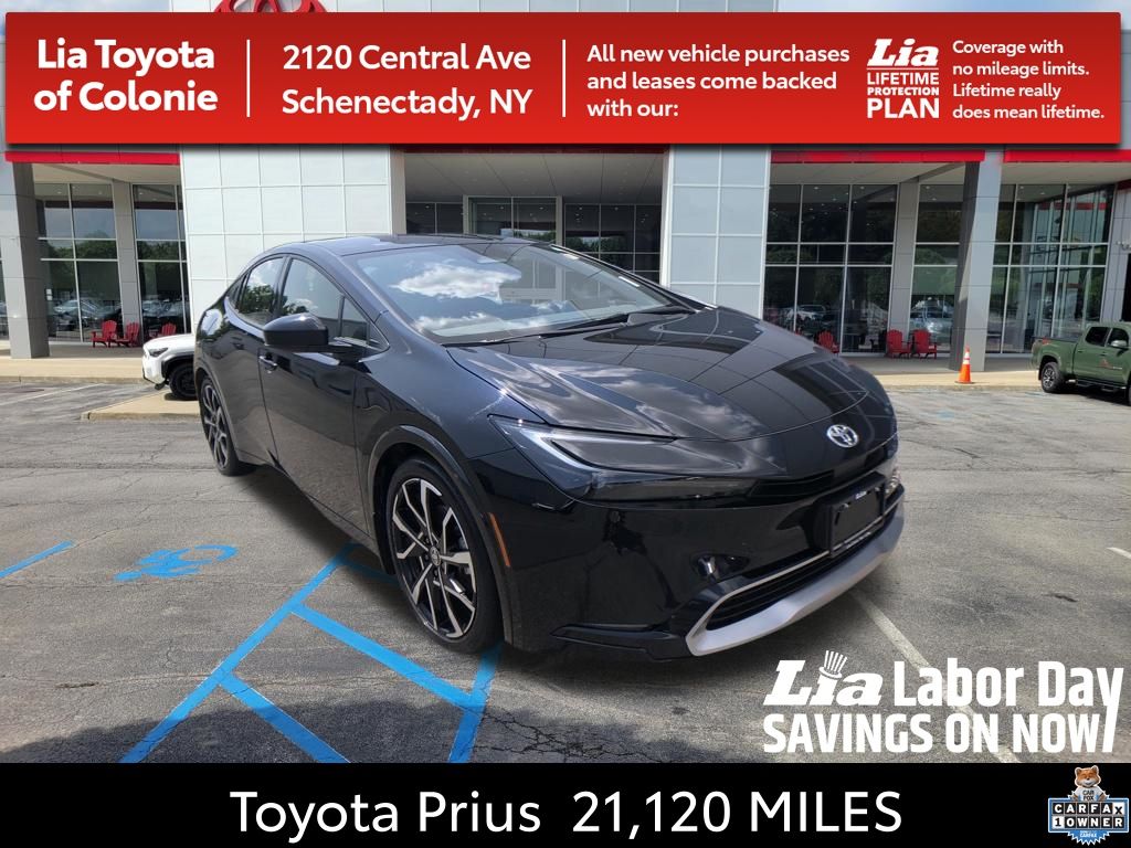 Midnight Black Metallic 2026 Toyota Prius Plug-In Hybrid Hatchback Front-Wheel Drive Continuously Variable Transmission