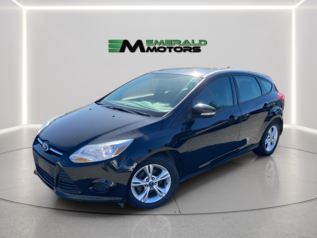 Black 2013 Ford Focus SE Hatchback Hatchback Front-Wheel Drive 6-Speed Automatic