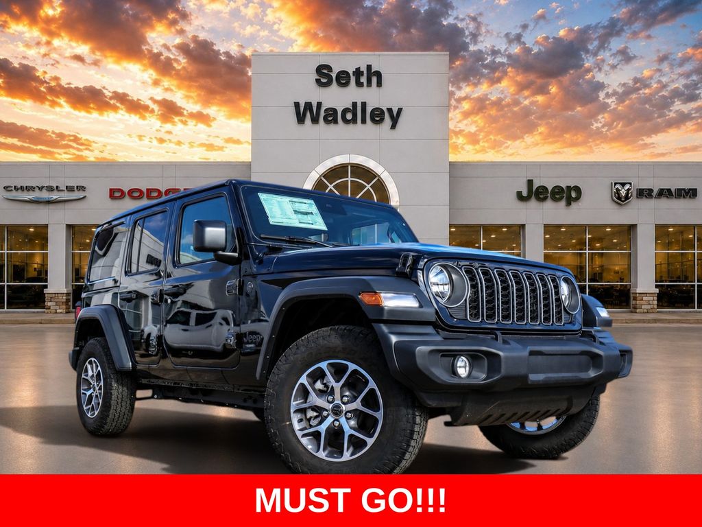 Black Clearcoat 2025 Jeep Wrangler SUV / Crossover Four-Wheel Drive 8-Speed Automatic