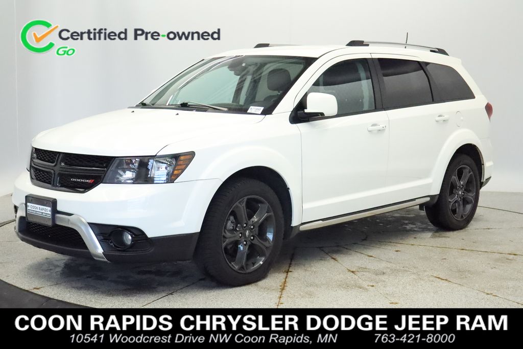 Vice White 2019 Dodge Journey Crossroad AWD SUV / Crossover All-Wheel Drive 6-Speed Automatic