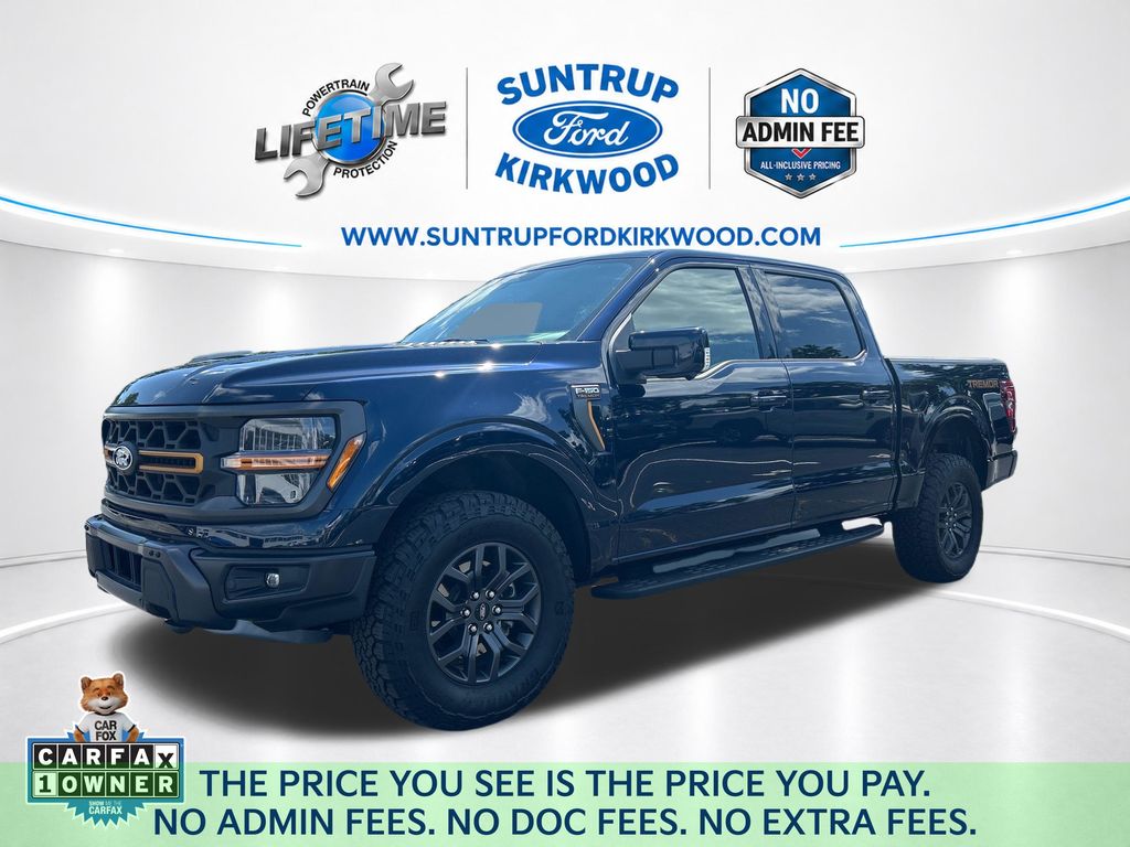 Antimatter Blue Metallic 2025 Ford F-150 Pickup Truck Four-Wheel Drive Automatic