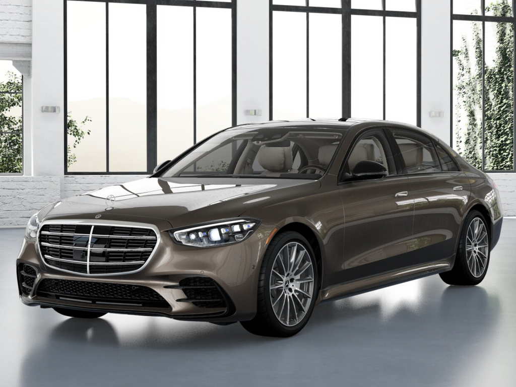 Brown 2026 Mercedes-Benz S-Class Sedan All-Wheel Drive 9-Speed Automatic