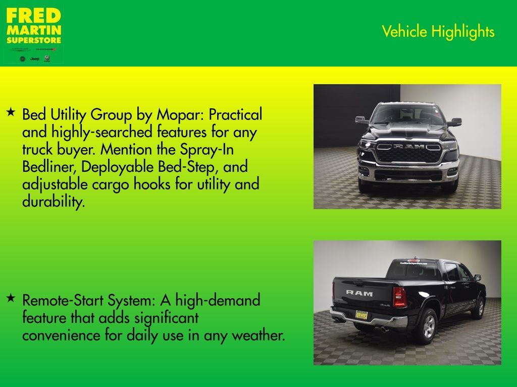 new 2026 Ram 1500 car, priced at $46,348