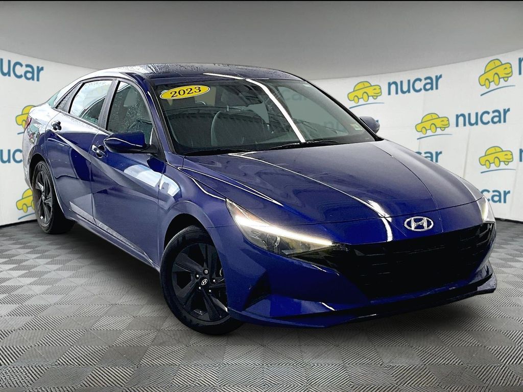 Intense Blue 2023 Hyundai Elantra Sedan Front-Wheel Drive Continuously Variable Transmission