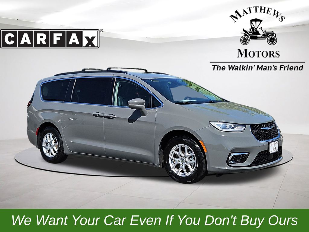 Ceramic Gray Clearcoat 2022 Chrysler Pacifica Touring L FWD Minivan Front-Wheel Drive 9-Speed Automatic