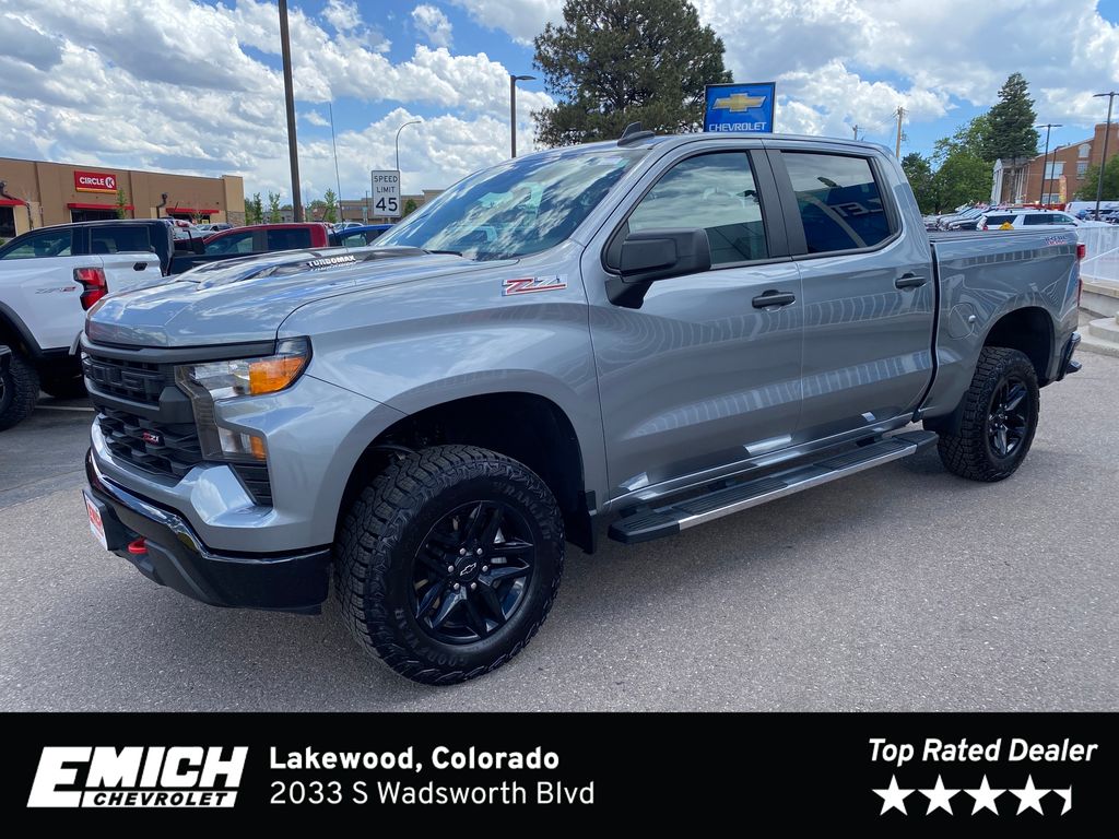 Sterling Gray Metallic 2025 Chevrolet Silverado 1500 Pickup Truck Four-Wheel Drive 8-Speed Automatic