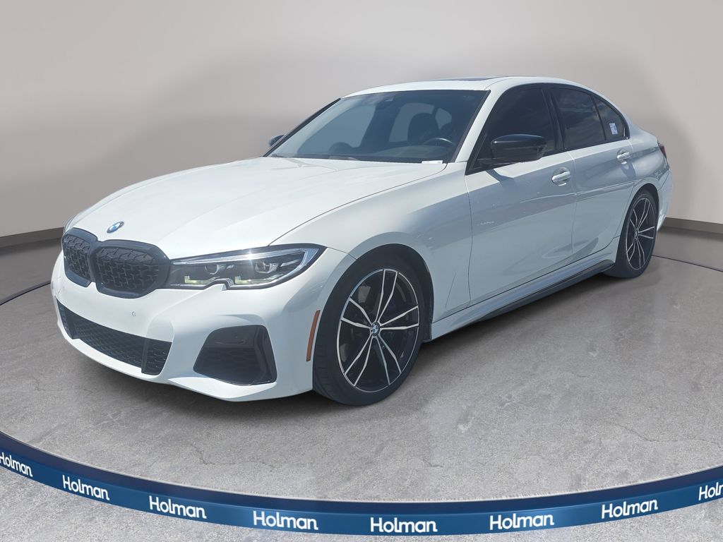 Mineral White Metallic 2021 BMW 3 Series Sedan Rear-Wheel Drive 8-Speed Automatic