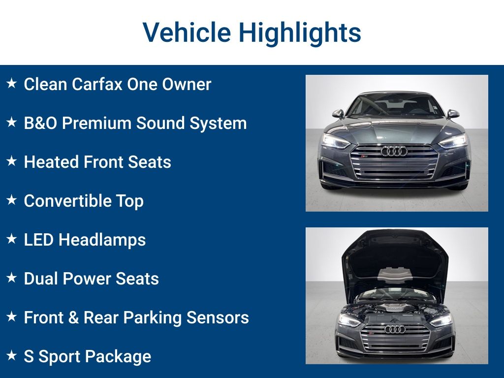 2018 Audi S5 3.0T Premium Plus