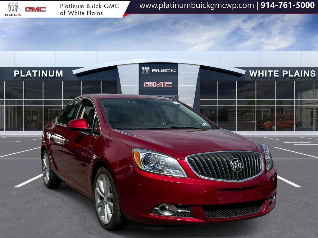 Crystal Red Tintcoat 2014 Buick Verano Leather FWD Sedan Front-Wheel Drive 6-Speed Automatic Overdrive