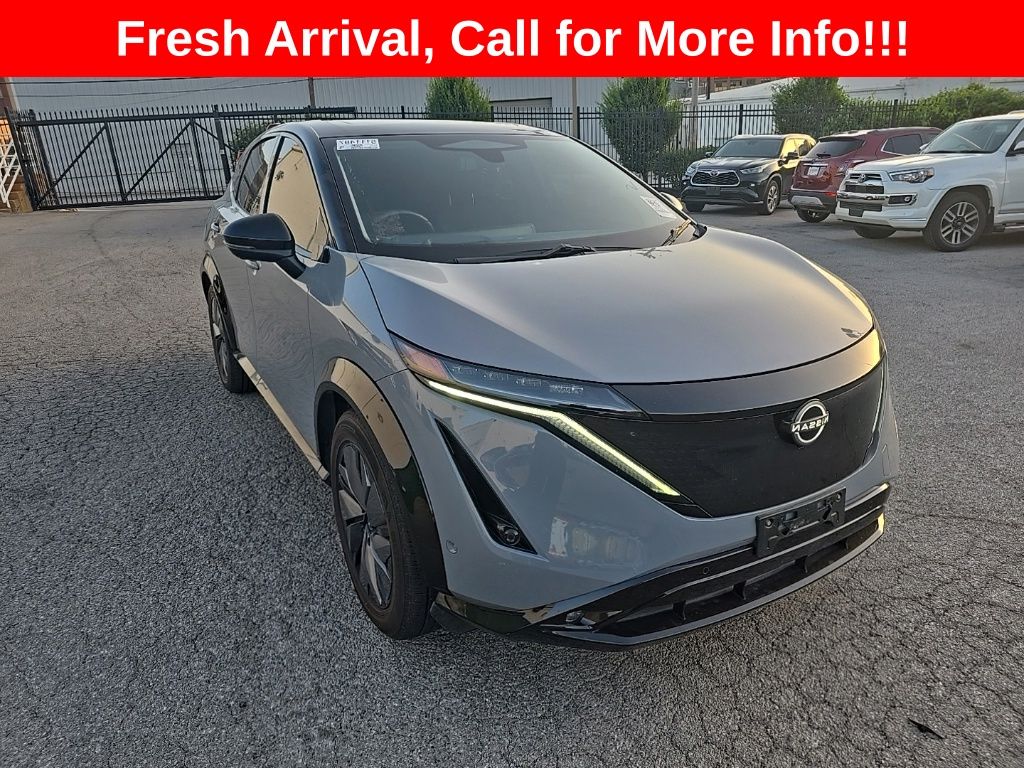 Boulder Gray Pearl/Black Diamond Pearl 2023 Nissan Ariya SUV / Crossover All-Wheel Drive Continuously Variable Transmission