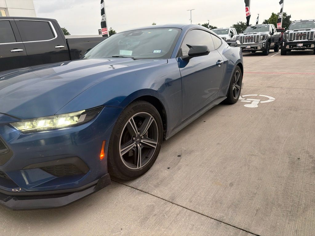 Blue Metallic 2024 Ford Mustang Coupe Rear-Wheel Drive Automatic