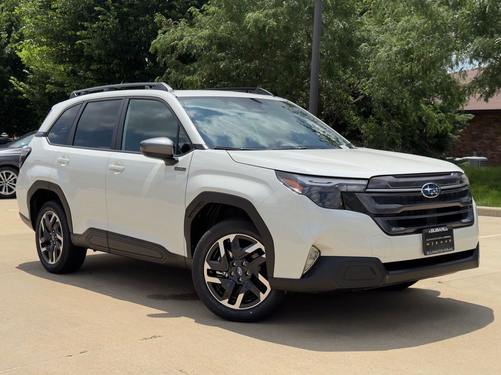 Crystal White Pearl 2026 Subaru Forester Hybrid SUV / Crossover All-Wheel Drive Continuously Variable Transmission
