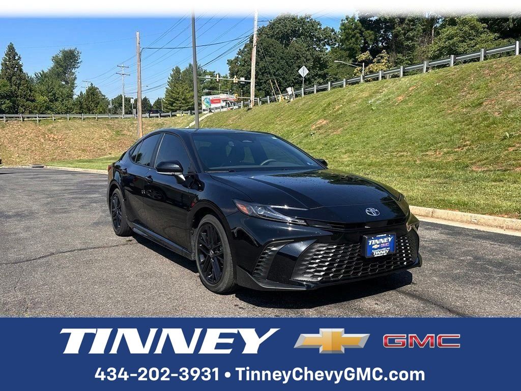 Black 2026 Toyota Camry Sedan Front-Wheel Drive Continuously Variable Transmission