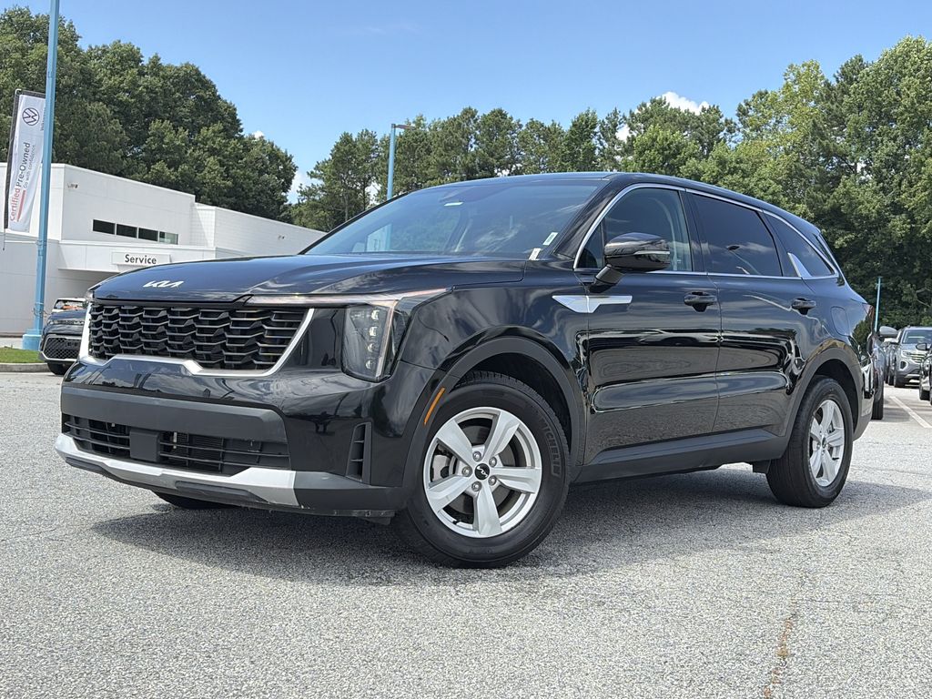 EBONY BLACK 2025 Kia Sorento SUV / Crossover Front-Wheel Drive 8-Speed Automatic