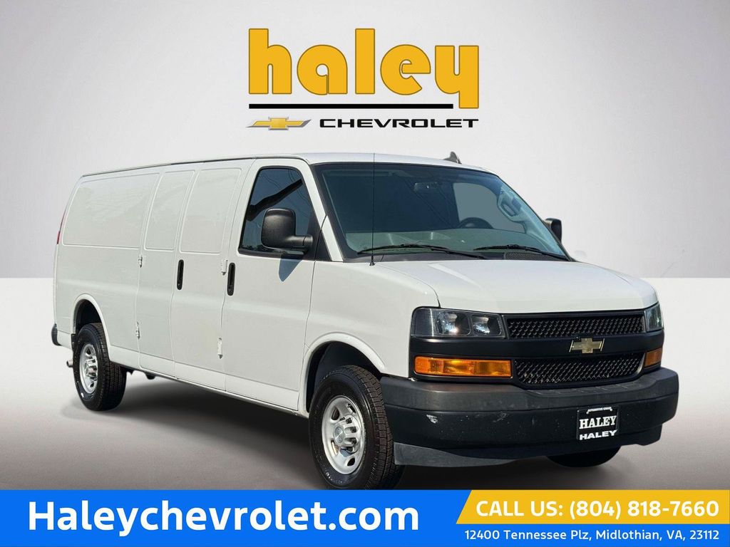 Summit White 2022 Chevrolet Express Cargo Van Rear-Wheel Drive 8-Speed Automatic Overdrive