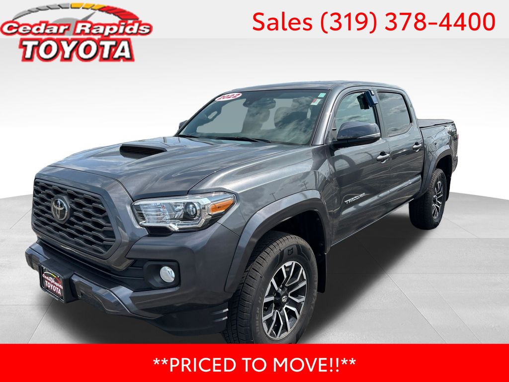 Magnetic Gray Metallic 2022 Toyota Tacoma Pickup Truck Four-Wheel Drive 6-Speed Automatic