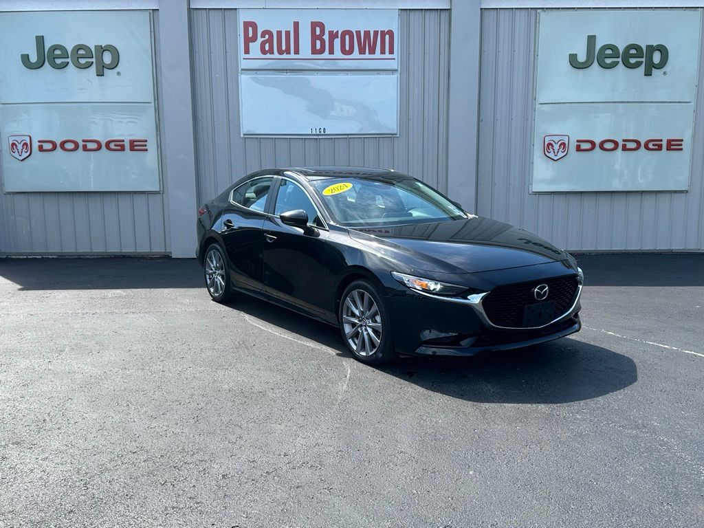 Jet Black Mica 2024 Mazda MAZDA3 2.5 S Preferred Sedan FWD Sedan Front-Wheel Drive 6-Speed Automatic