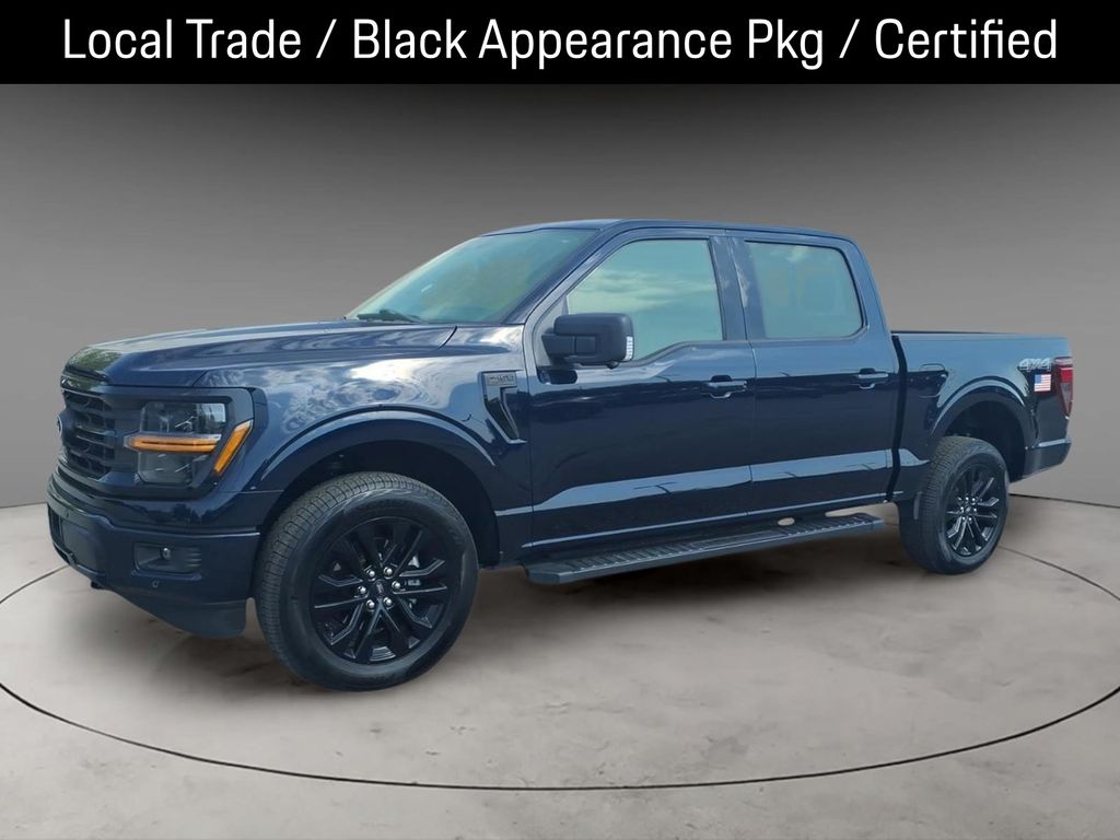 Antimatter Blue Metallic 2025 Ford F-150 Pickup Truck Four-Wheel Drive Automatic