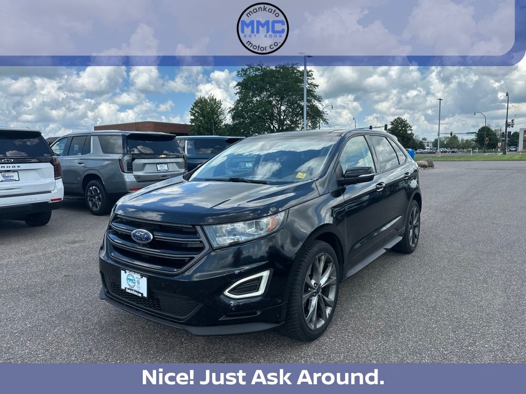 Shadow Black 2018 Ford Edge SUV / Crossover All-Wheel Drive 6-Speed Automatic